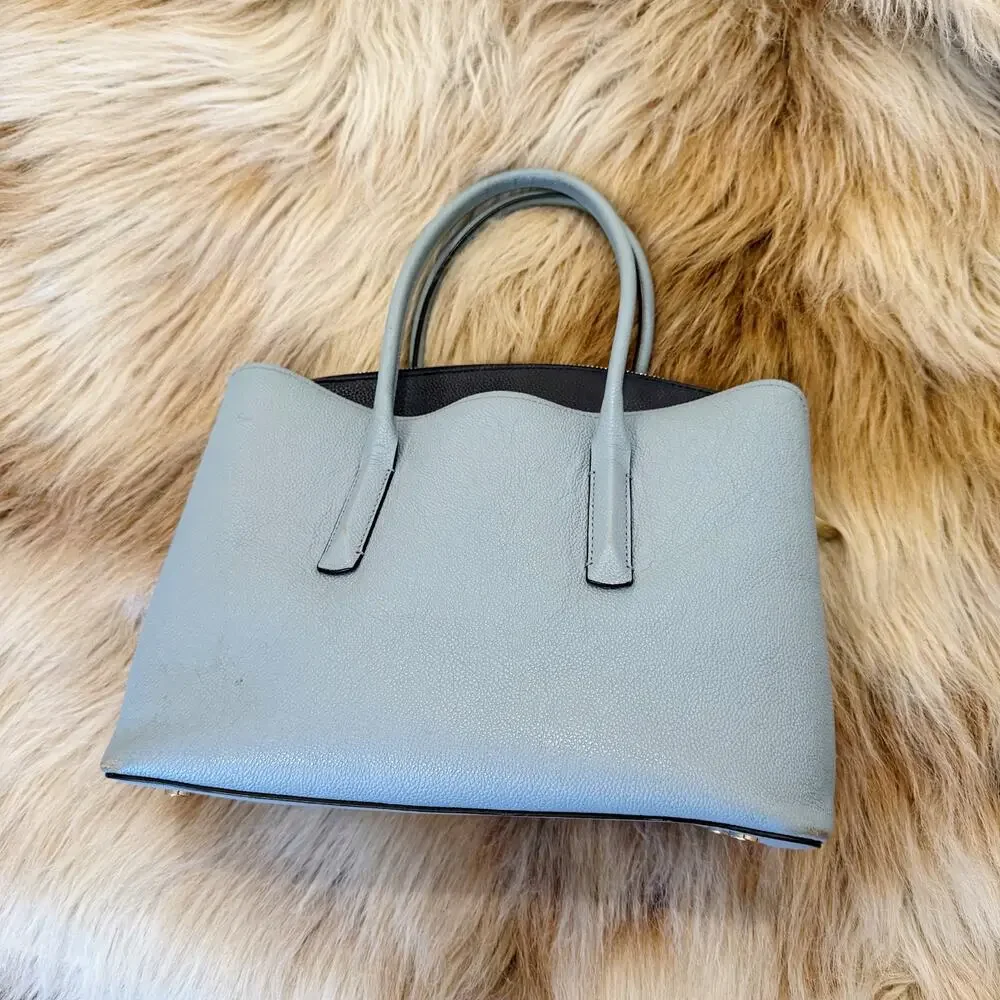 Kate Spade Cameron Street Small Candace Satchel Blue Leather Crossbody Bag